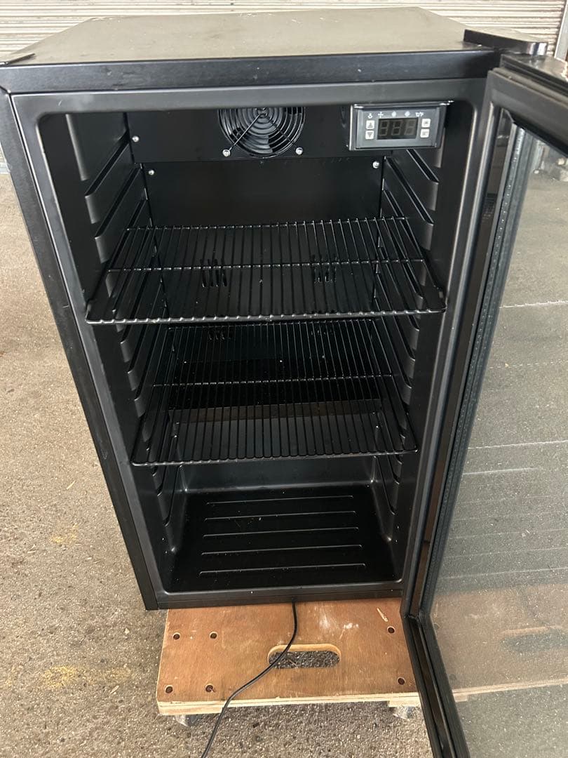 冷蔵庫 ガラス扉 3段棚 デジタル温度表示 ドリンク ※まとめ買い値引き有り