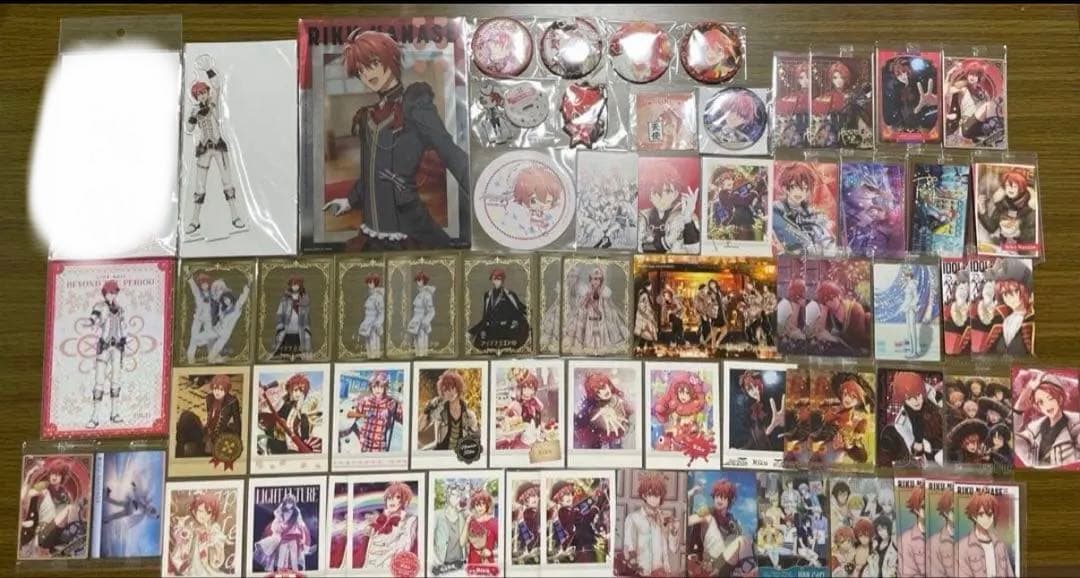 アイナナ IDOLiSH7 七瀬陸 アクスタ expo 缶バッジ カード グッズ-カード】アイドリッシュセブン アニバーサリーズカード