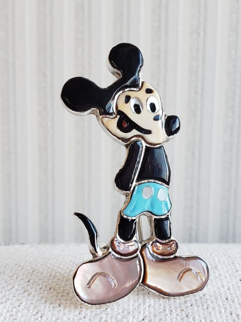 新品❗ ズニ族 ミッキーマウス Mickey ターコイズ インディアン