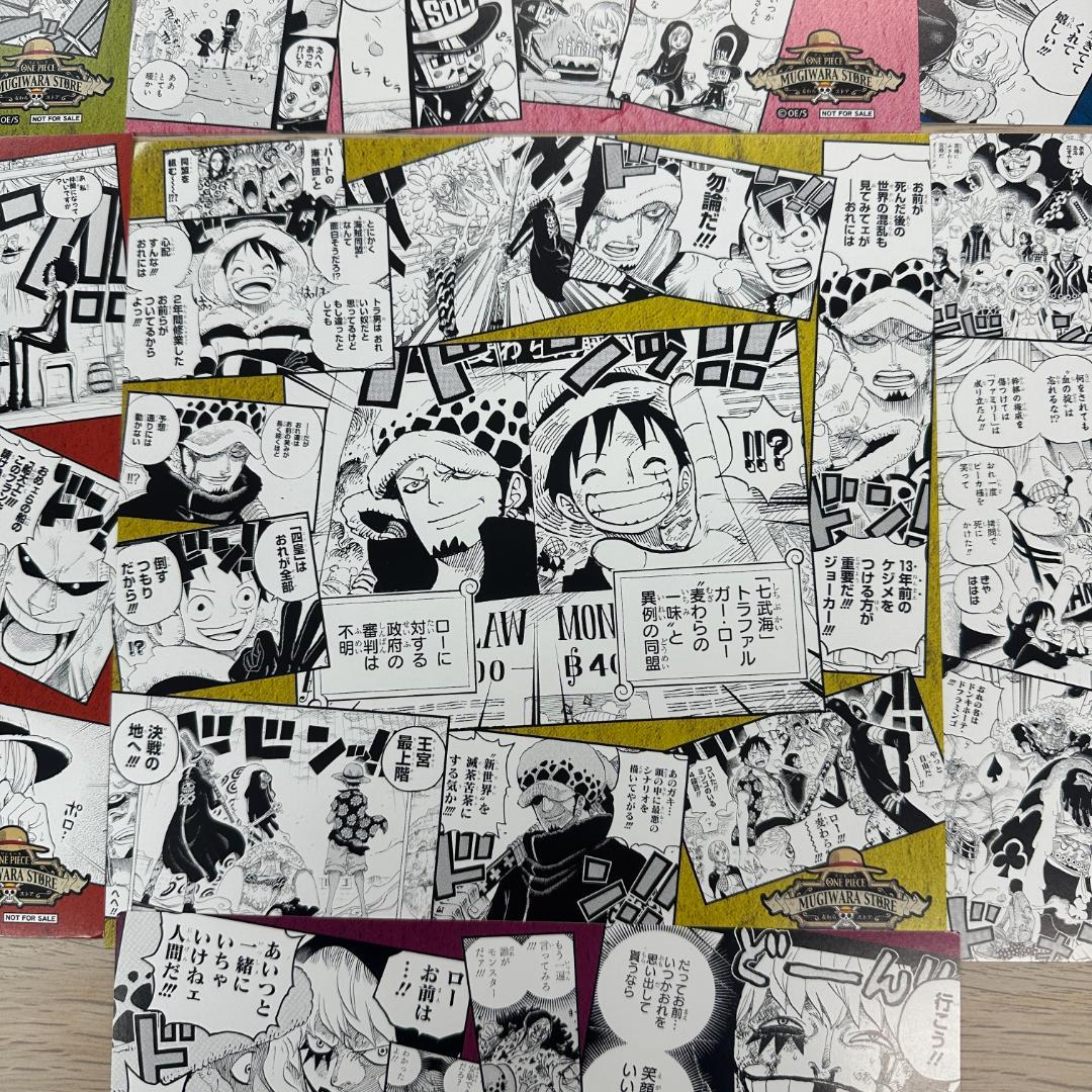 ワンピース 麦わらストア イラストシート 海賊団 冒険のあしあと