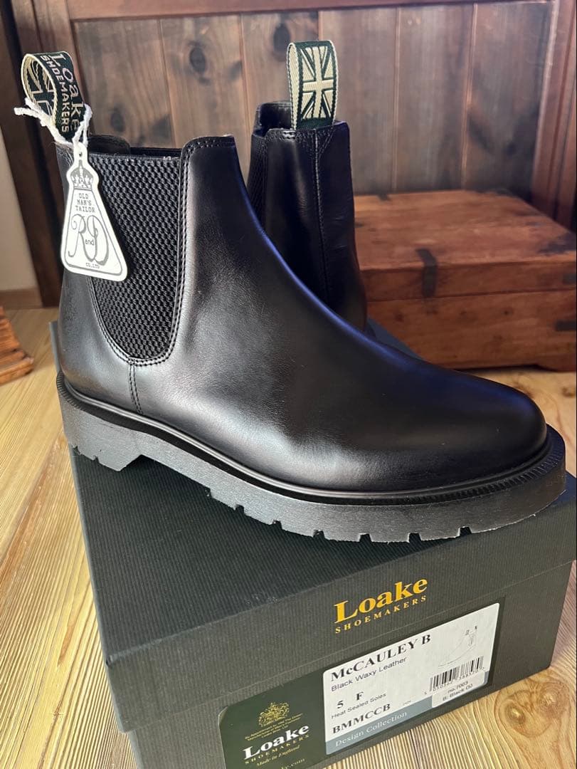 オールドマンズテーラー×Loake 別注ブーツ ブラック UK5 - メルカリ