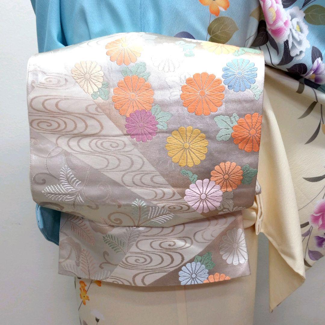 802 半額セール ブランドもの 美品 染分け暈し 洗える訪問着 4点フル