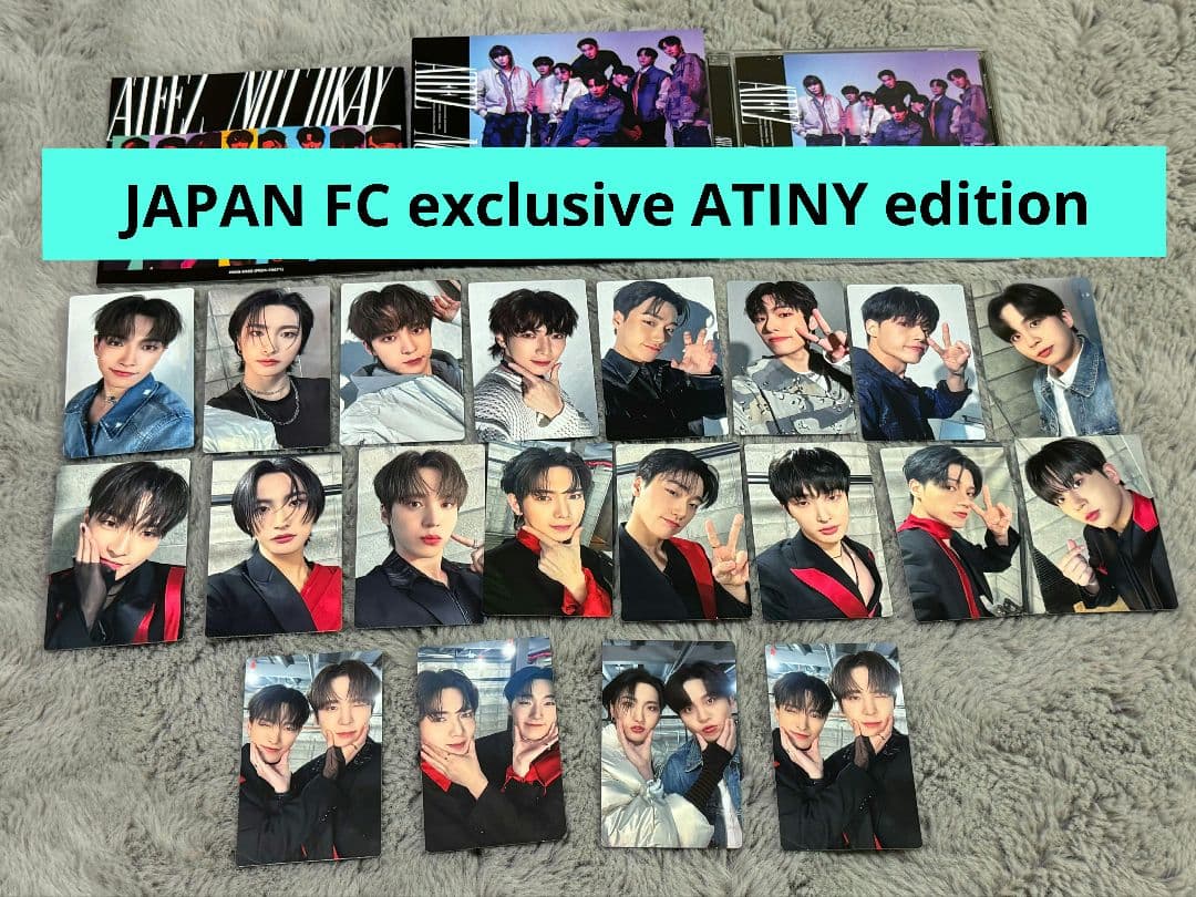 20 ATEEZ NOT OKAY ATINY盤 コンプリート complete Unopened ATEEZ JAPAN NOT OKAY Album ATINY SOLO JPFC Flash A CD | eBay