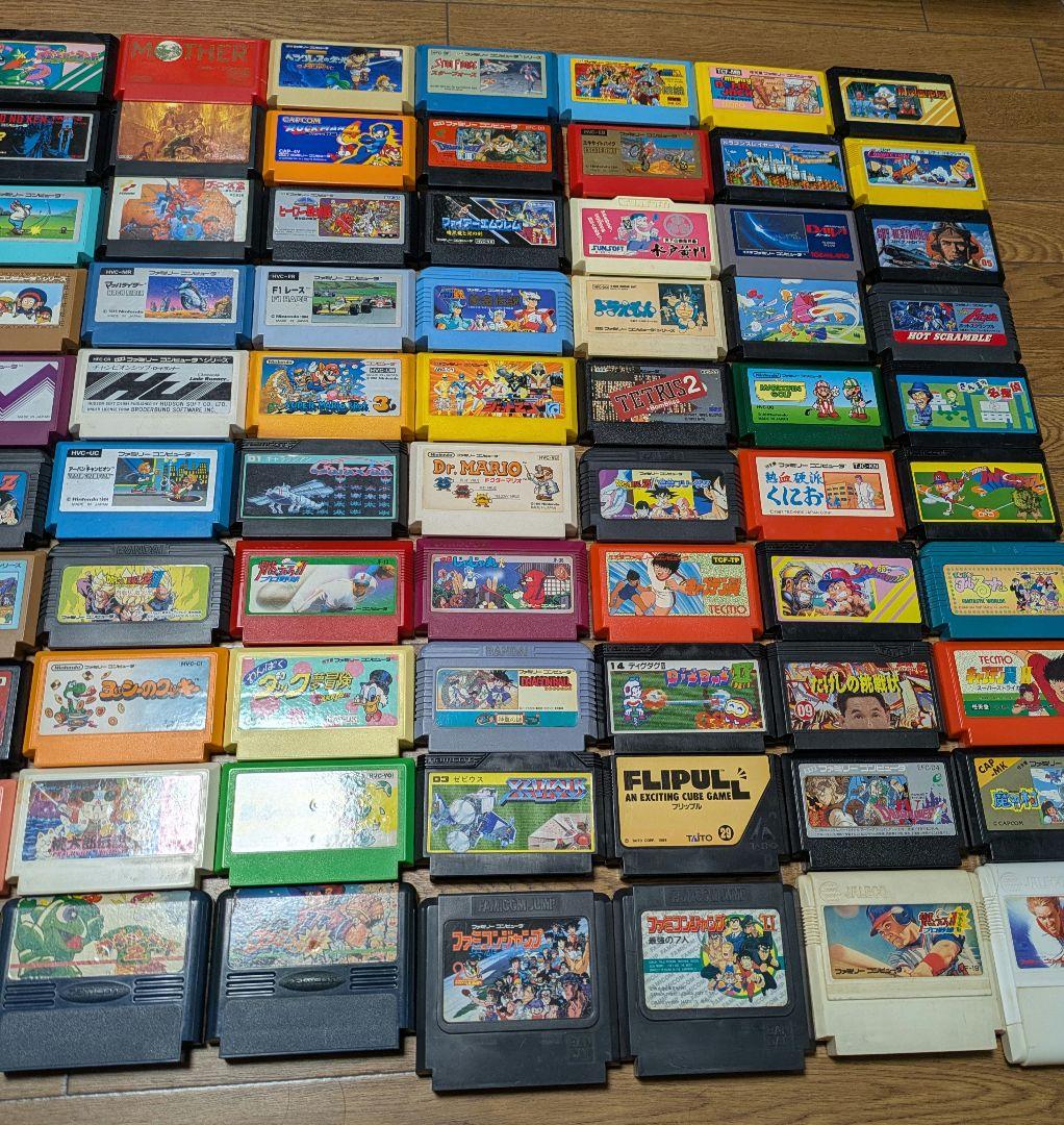 ニューファミコン本体一式ソフト114本セット - メルカリ