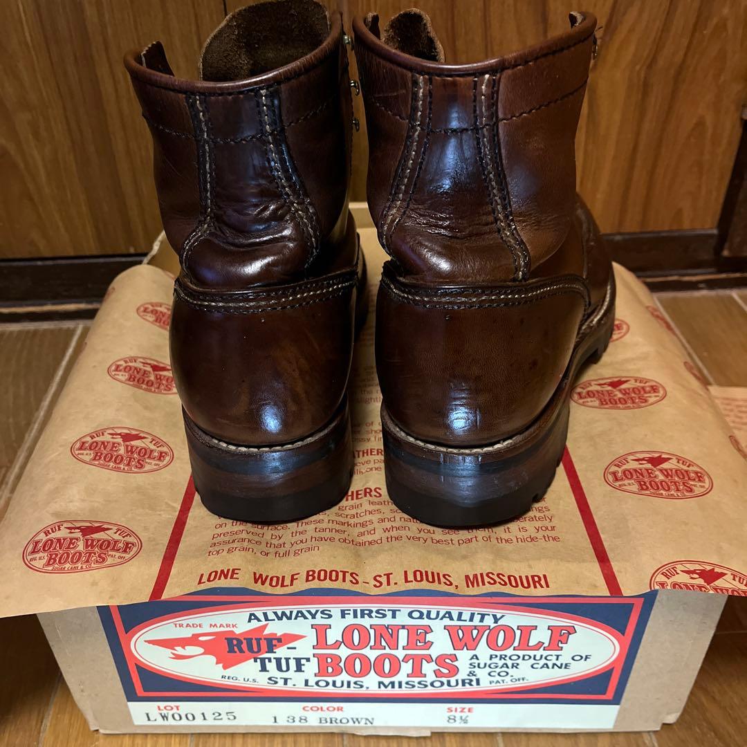 LONE WOLF BOOTSビブラムソール　\"LOGGER\"　LW00125