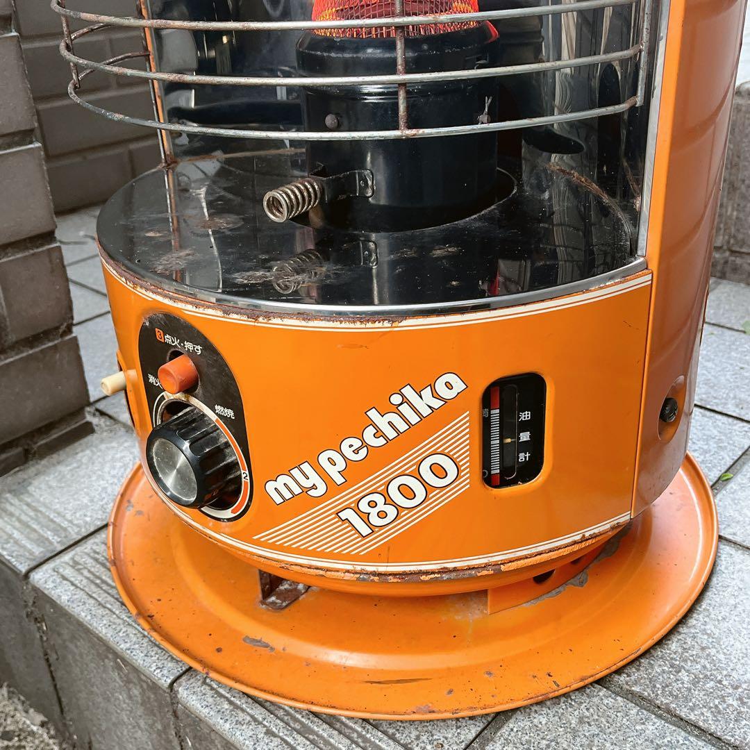最終値下げ】SHARP myペチカ1800 オレンジ 石油ストーブ 昭和レトロ