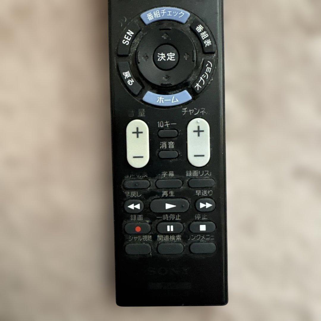 SONY テレビ用リモコン Netflixボタン付き - メルカリ