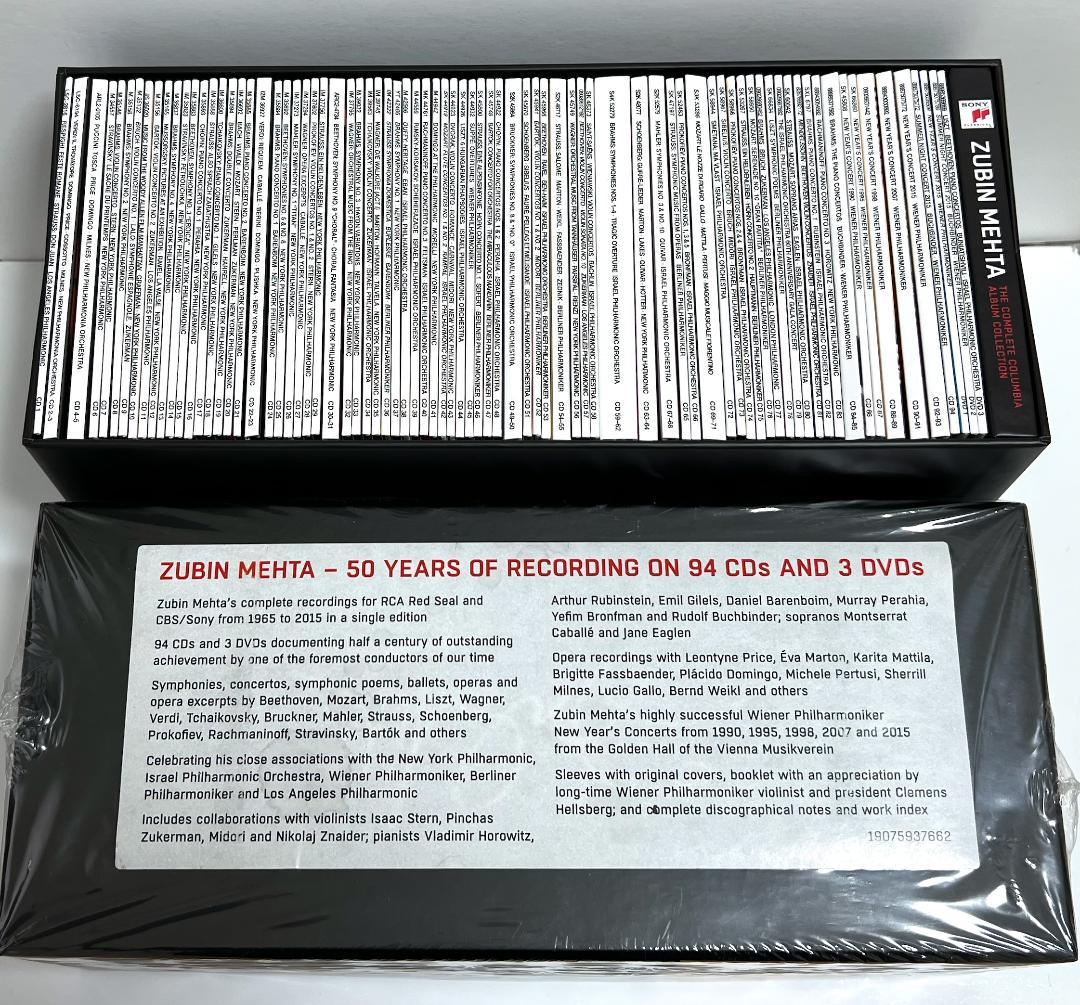 94CD+3DVD☆メータ☆コンプリート・コロンビア・アルバム