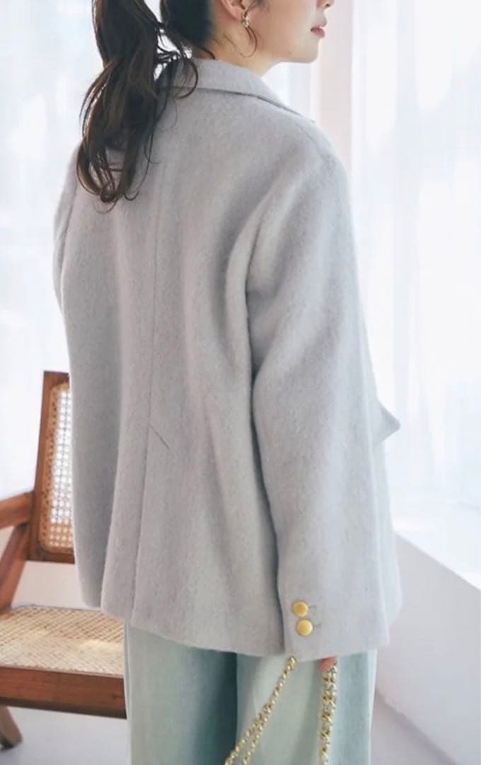 新品】ラブティックボンボン ヘアリーシャギージャケット コート