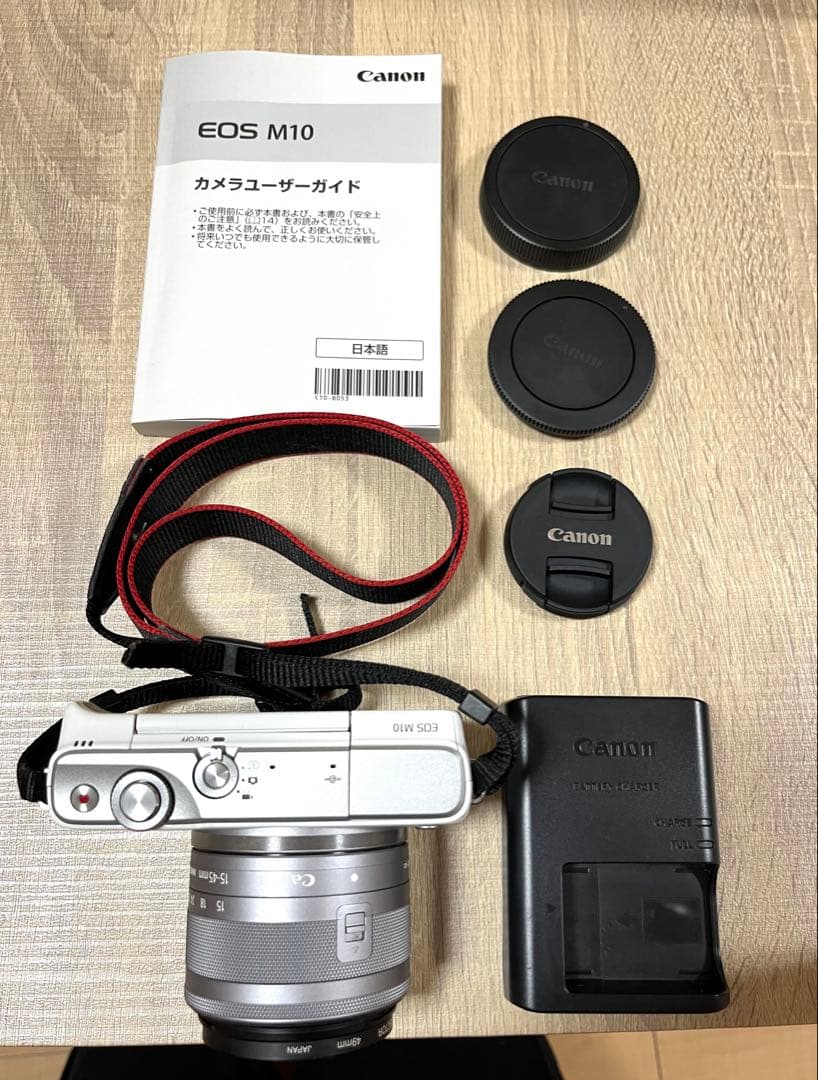 最終値引き/Canon EOS M10 ホワイト 15-45mmレンズ付き