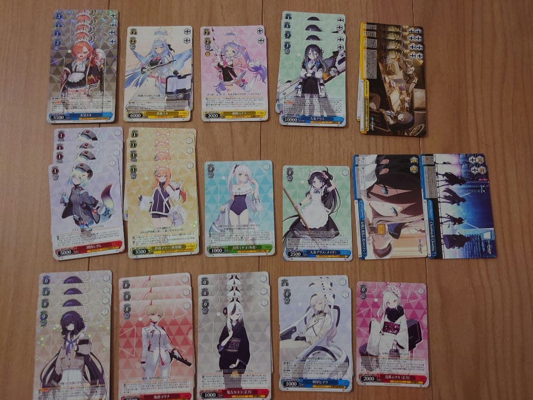 出品7/15まで 最終値下げ WS ブルアカ 7デッキセット+調整パーツ