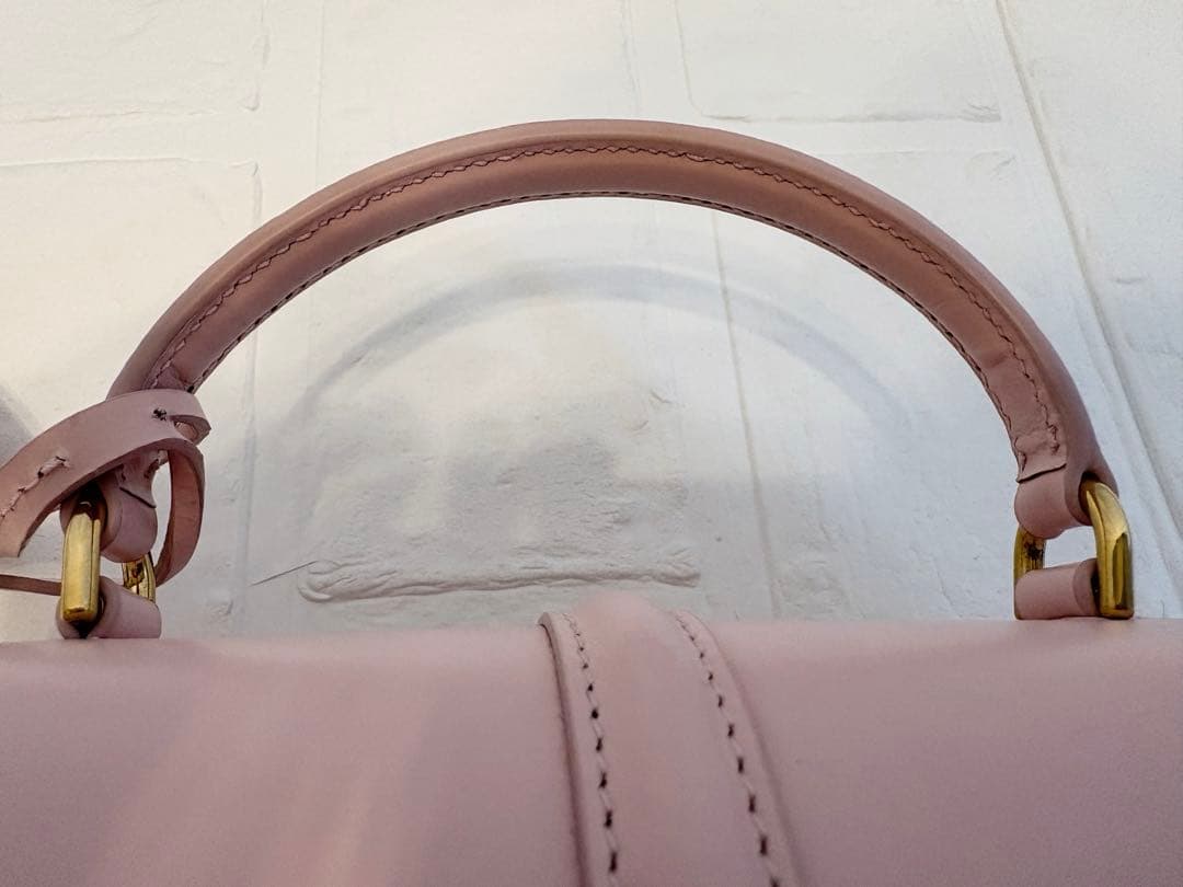 美品】CELINE セリーヌ セーズ ミニ16 パステル ピンク ショルダー