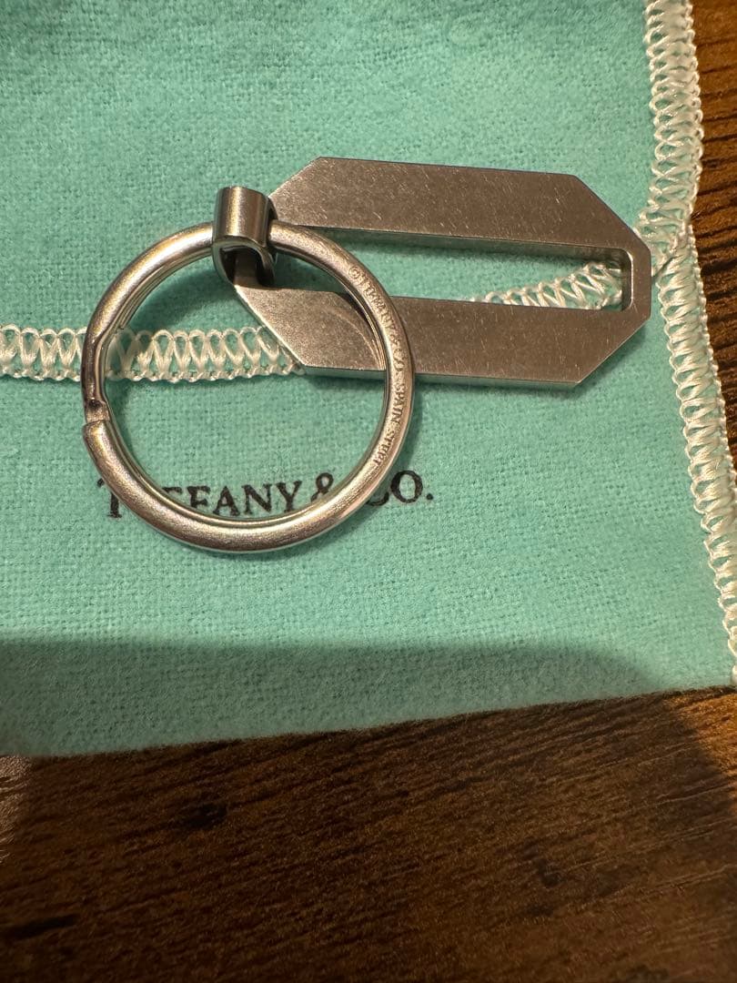 ティファニー パロマピカソ STEEL キーリング キーホルダー 美品 希少