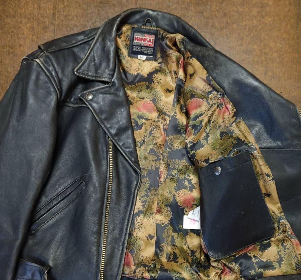 NANKAI 南海部品 Wレザージャケット Mサイズ 古着 W革ジャン - メルカリ
