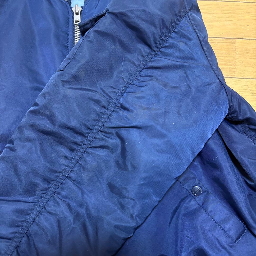 80s old GAP タロンジップ スタジャン ma-1 ボンバージャケット - メルカリ