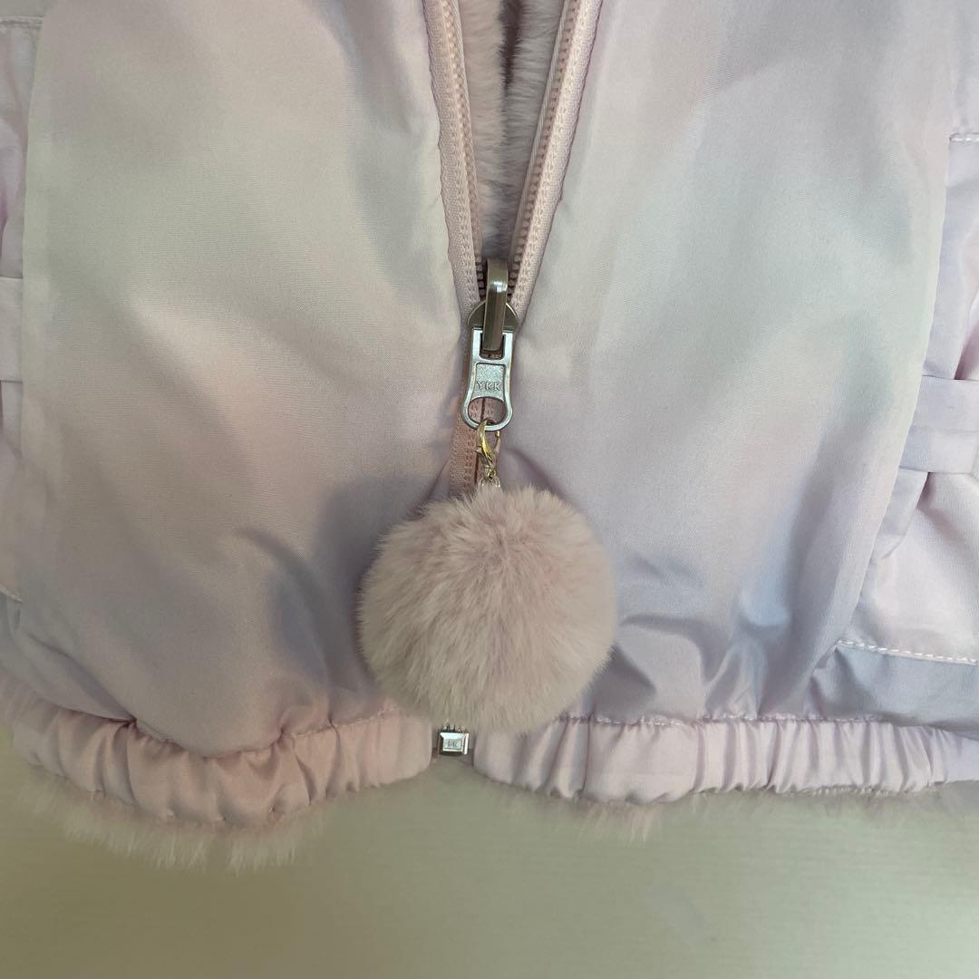 2月までの出品】mezzopianoリバーシブル フェイクファーブルゾン