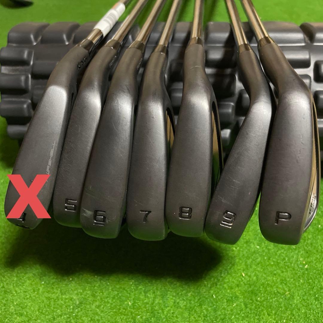 コブラ キングツアー ブラック アイアン6本 (5-P) DG MID - メルカリ