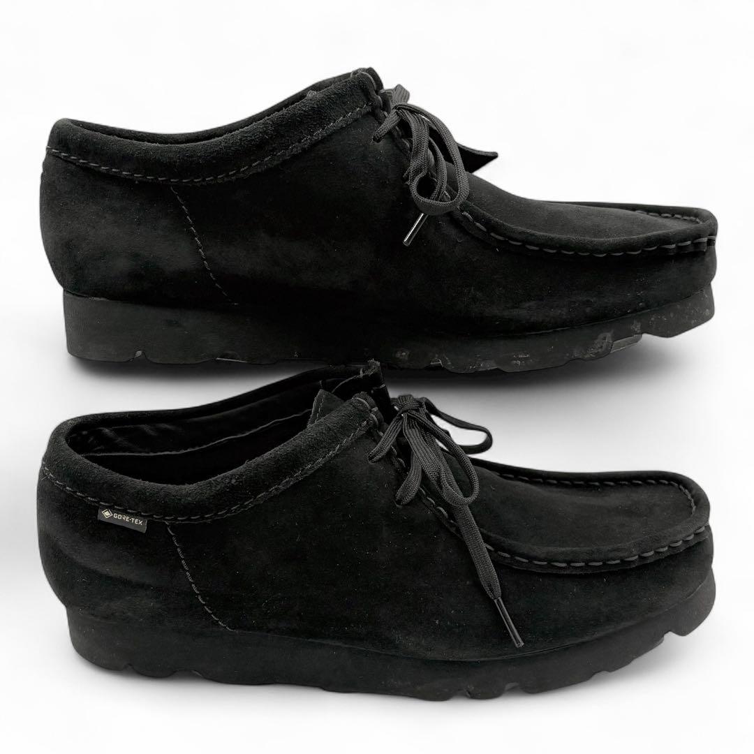 クラークスオリジナル ワラビー ブーツ GTX 27.5cm ブラック スエード