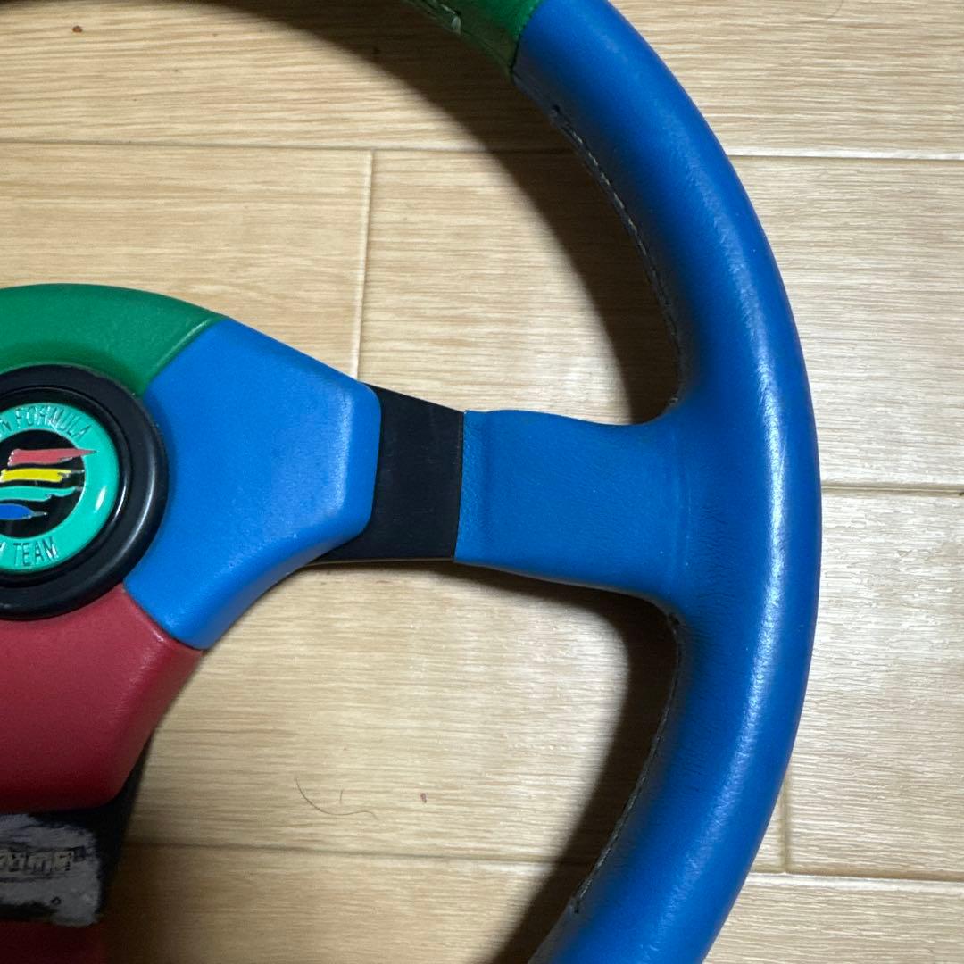 momo モモベネトンF1 TEAMステアリングハンドル MOMO Benetton momo