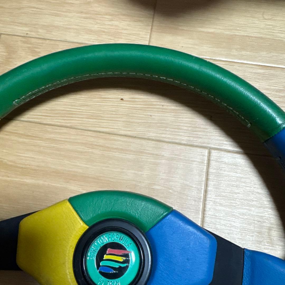 momo モモベネトンF1 TEAMステアリングハンドル MOMO Benetton momo