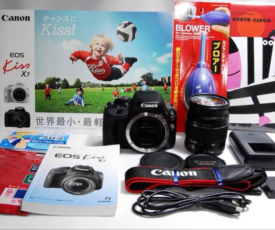 ❤訳あり❤初心者オススメ❤️スマホ転送OK❤️kiss X7❤届いてすぐに使える❤