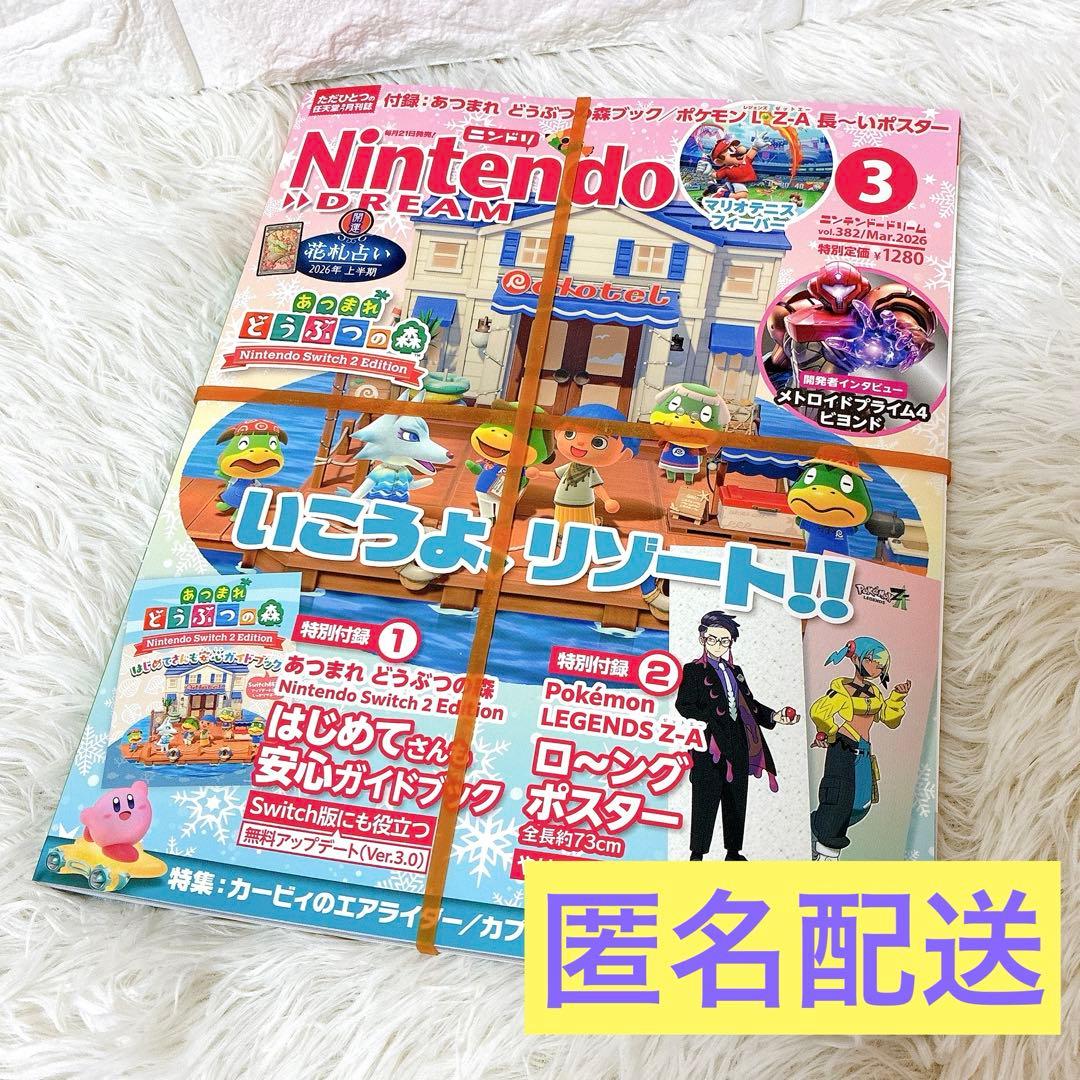 Nintendo Dream ニンテンドードリーム 3月号 特典付き あつ森 - メルカリ