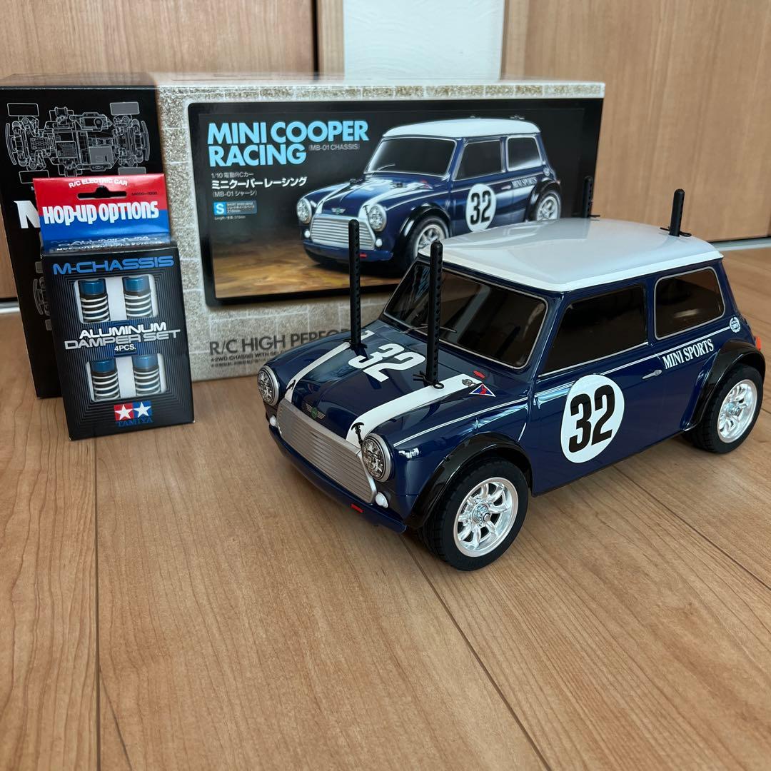 ユ*☆様 タミヤ ミニクーパー MB-01 未走行完成品⭐︎★ タミヤ 大人気ラジコン復活】ミニクーパー手に入れました。先ずはMB-01
