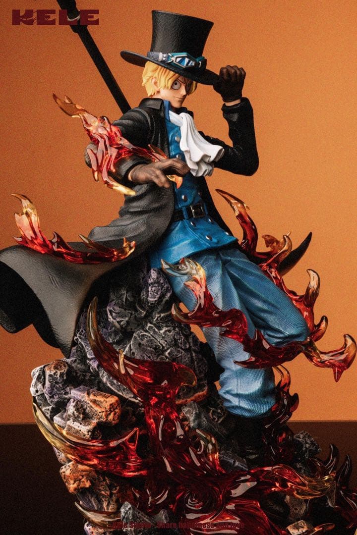 ONE PIECE ワンピース 革命軍 サボ ガレージキット フィギュア塗装済み