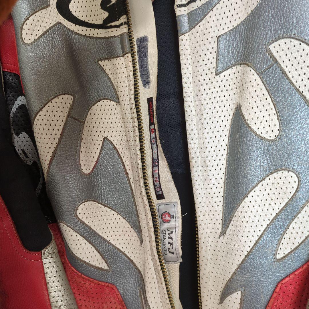 Seool's 革ツナギ 赤黒白