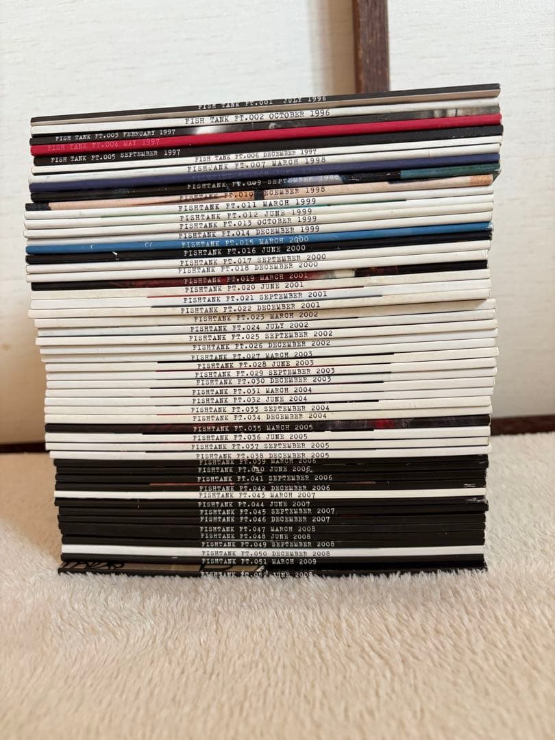 BUCK-TICK ファンクラブ会報　fishtank 1号〜52号 BUCK-TICK ファンクラブ会報 FISH TANK 50号から100号まで、揃い50冊