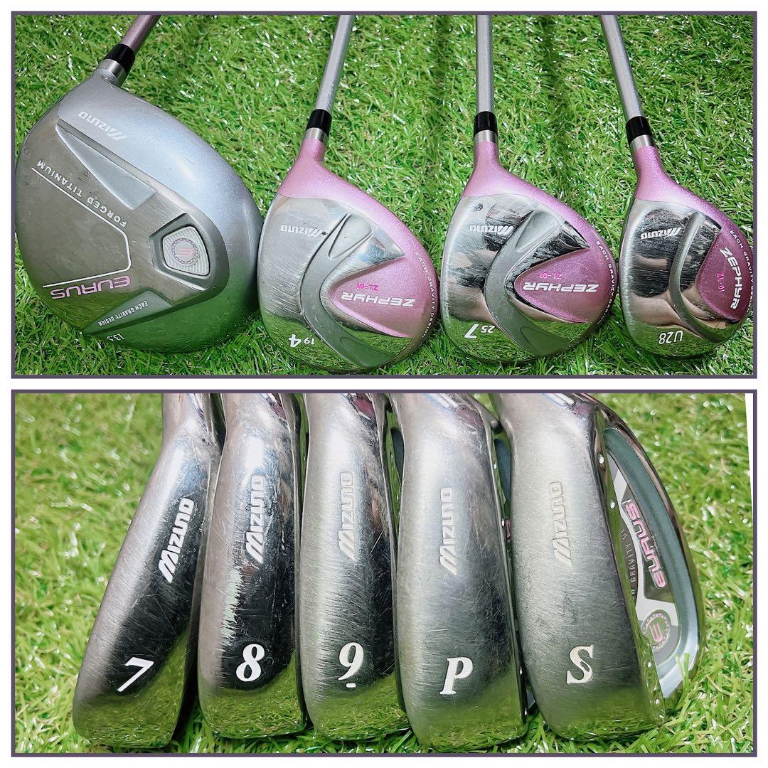 レディース 初心者 レディースゴルフクラブ セット ミズノ eurus