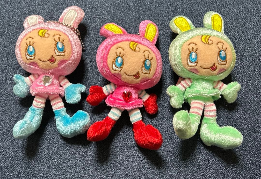 メゾピアノ ぬいぐるみ ストラップ キーホルダー ベリエちゃん セット