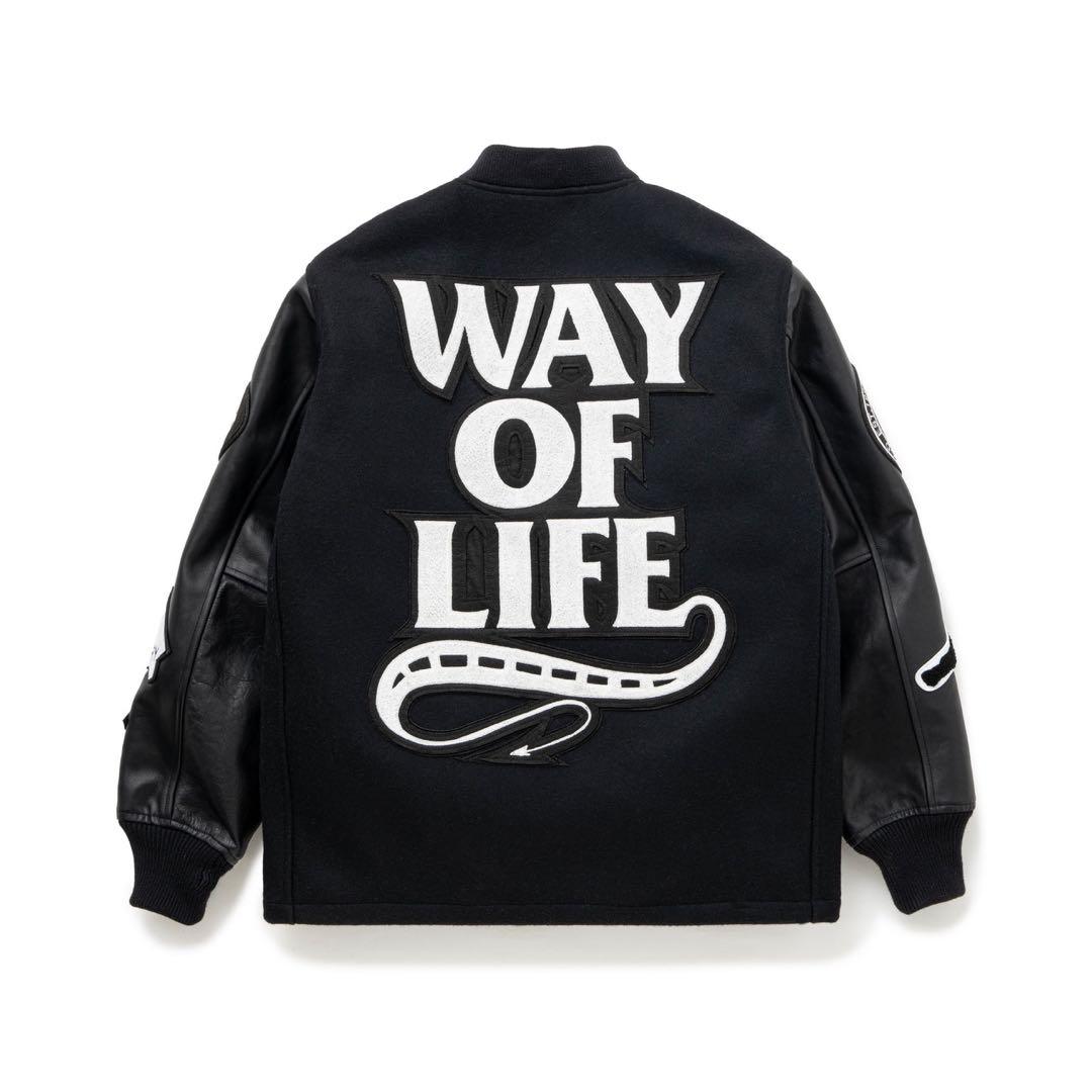 LEATHER X MELTON COMBINATION JACKET木村拓哉