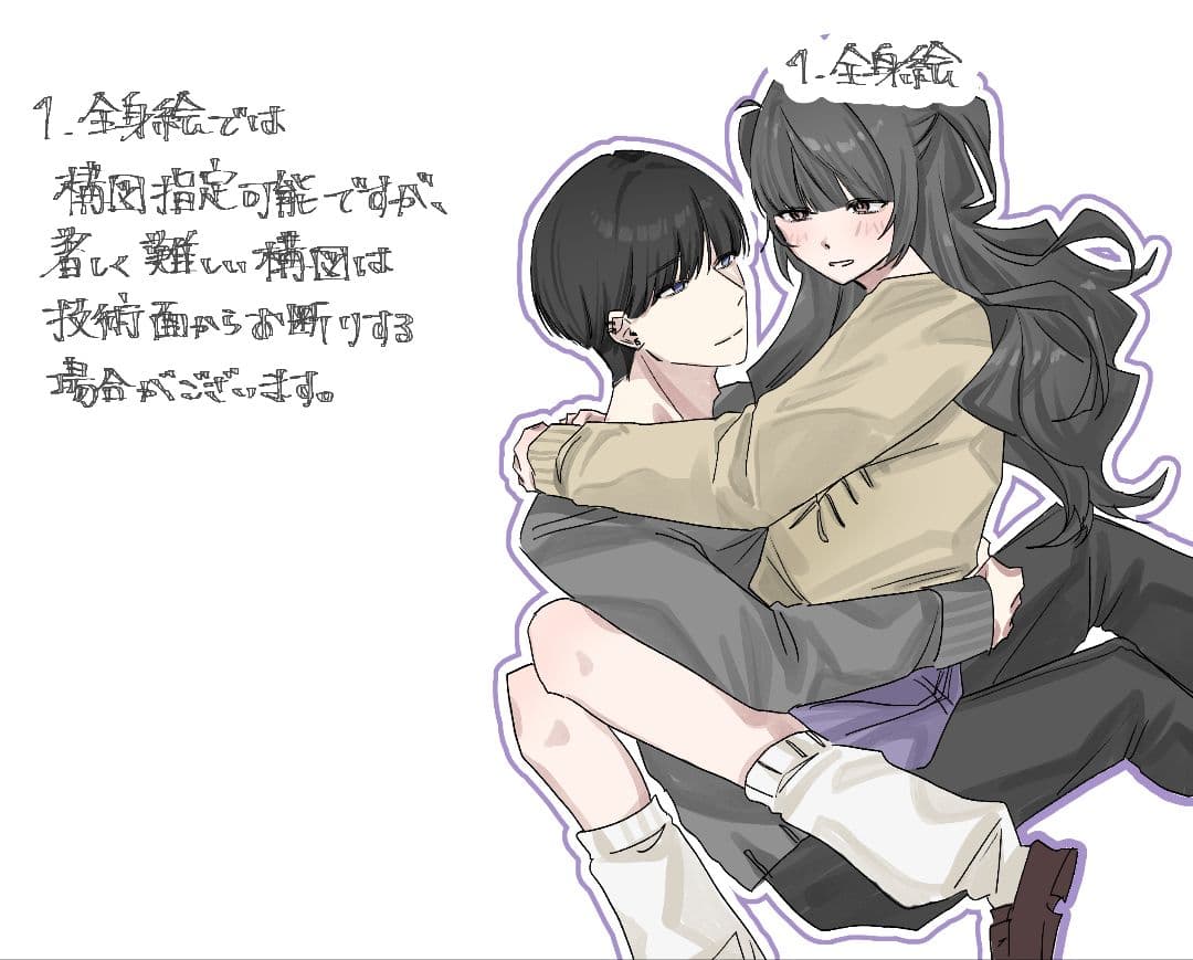 イラストオーダー 夢絵依頼 夢絵オーダー 詰め込み夢絵 ポストカード