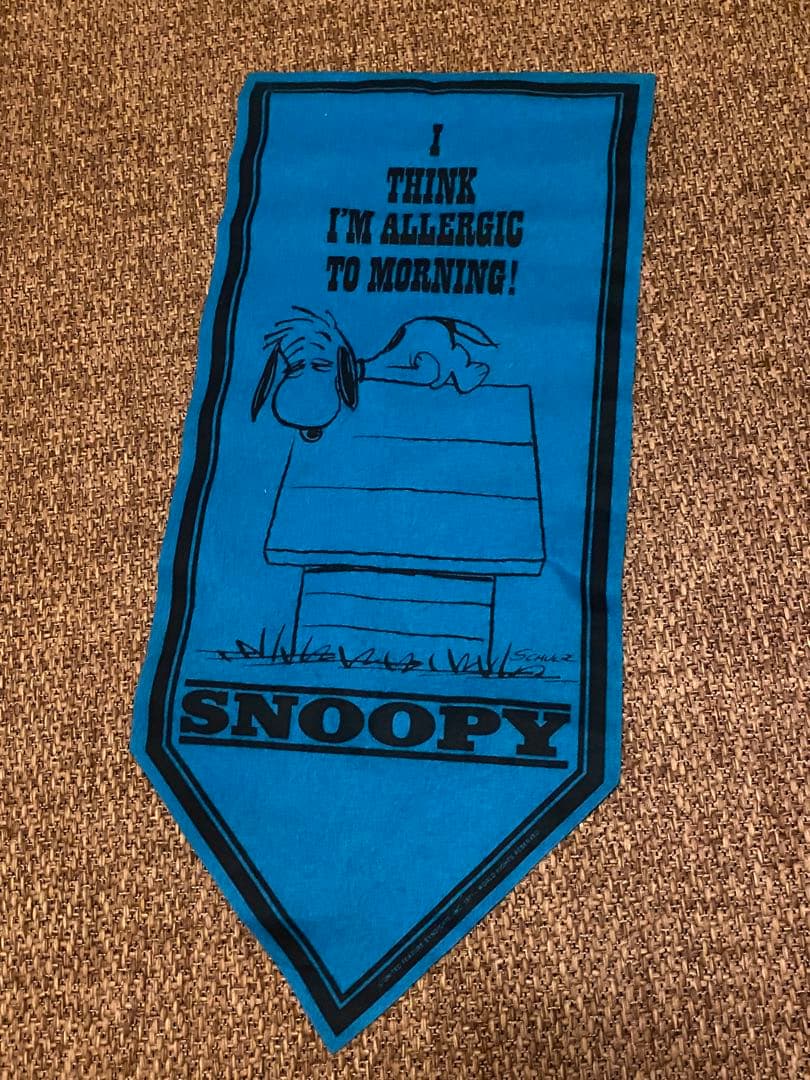 60S 70S SNOOPY ペナント 4点まとめて販売の通販はau PAY マーケット