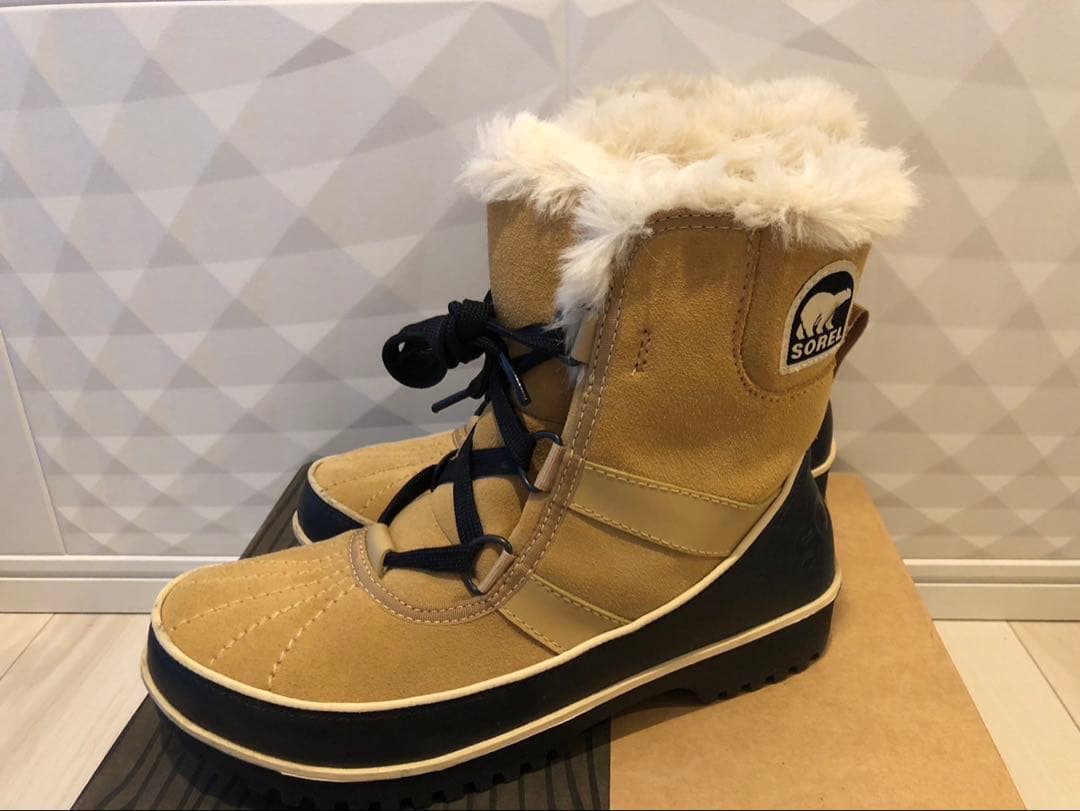 【極美品】ソレル　SOREL ティボリスノーブーツ　内ボア　23〜23.5cm