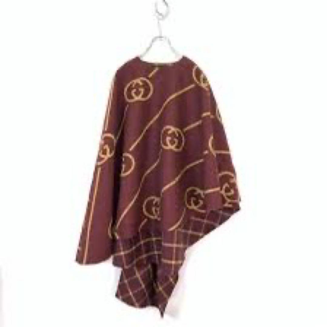美品】GUCCI インターロッキングGケープコート ポンチョ - メルカリ