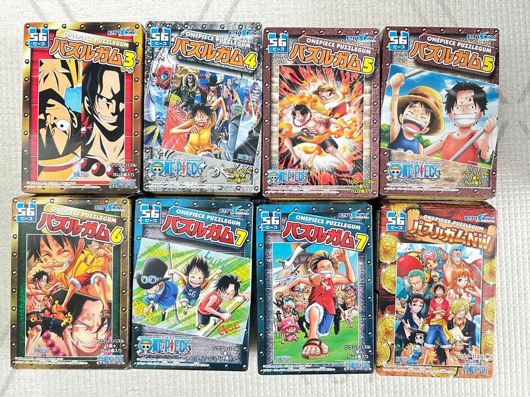 ワンピース パズルガム8個セット - メルカリ
