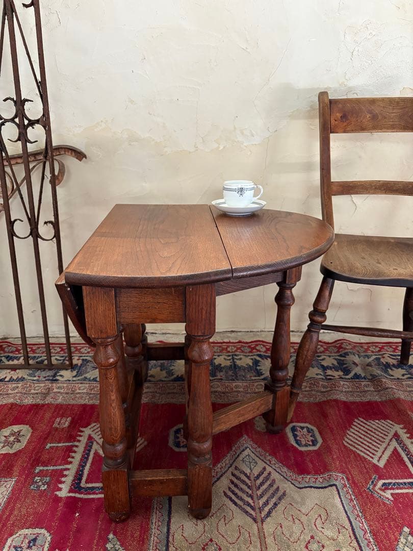 バタフライテーブル　コーヒーテーブル　アンティーク アンティーク バタフライ テーブル(11-68)｜アンティーク家具