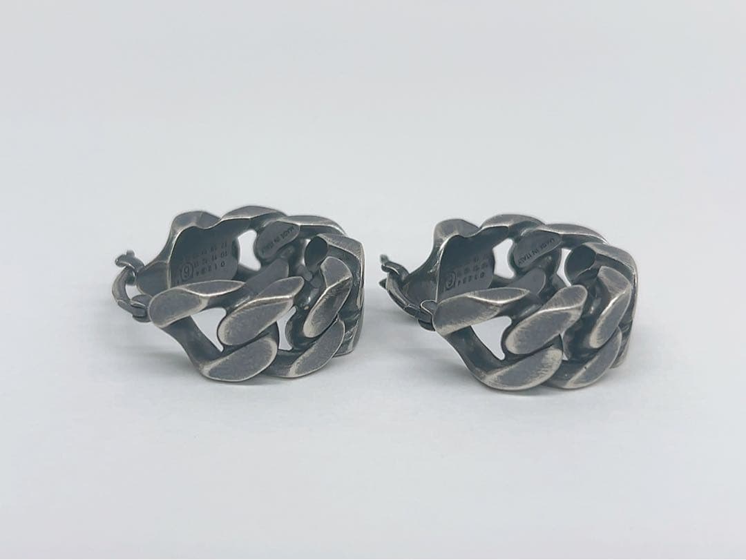 9AA33 新品未使用【MM6 Maison Margiela 】フープピアス - メルカリ