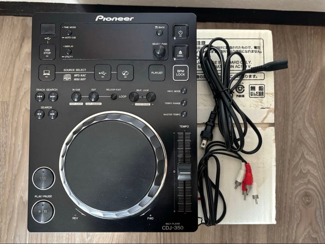 Pioneer CDJ-350 ② Pioneer DJ CDJ-350 Table Top Multi Media Player