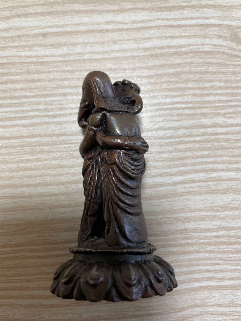 《 チベット密教　新品　1点物 》 銅製　聖天　ガネーシャ　歓喜天　秘仏　A