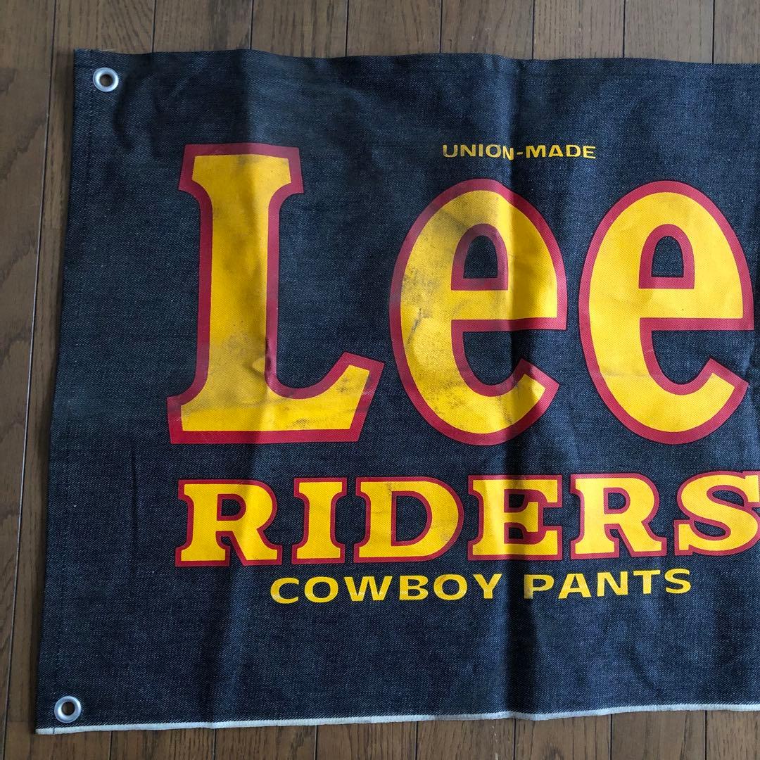 ◇ 90s Lee RIDERS デニム バナー ヴィンテージ タペストリー