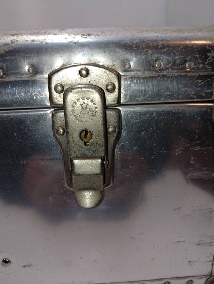 希少】ヴィンテージ アルミトランク スーツケース インダストリアル