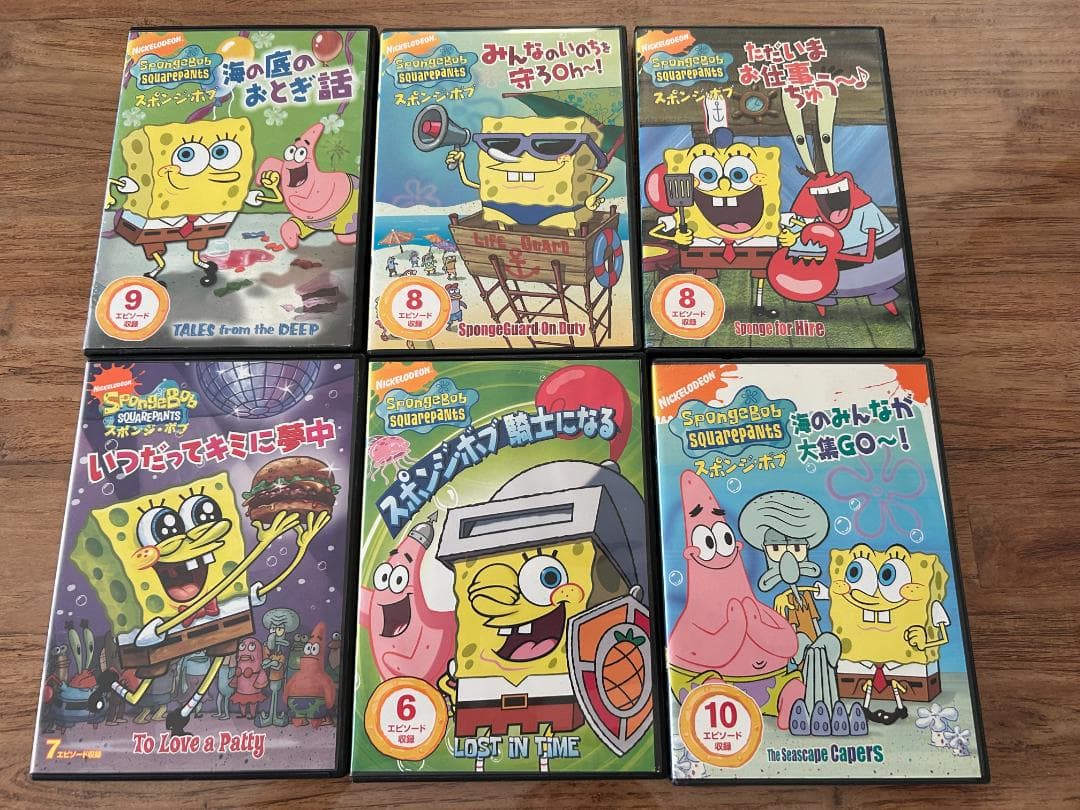 スポンジボブ DVD 6枚セット - メルカリ