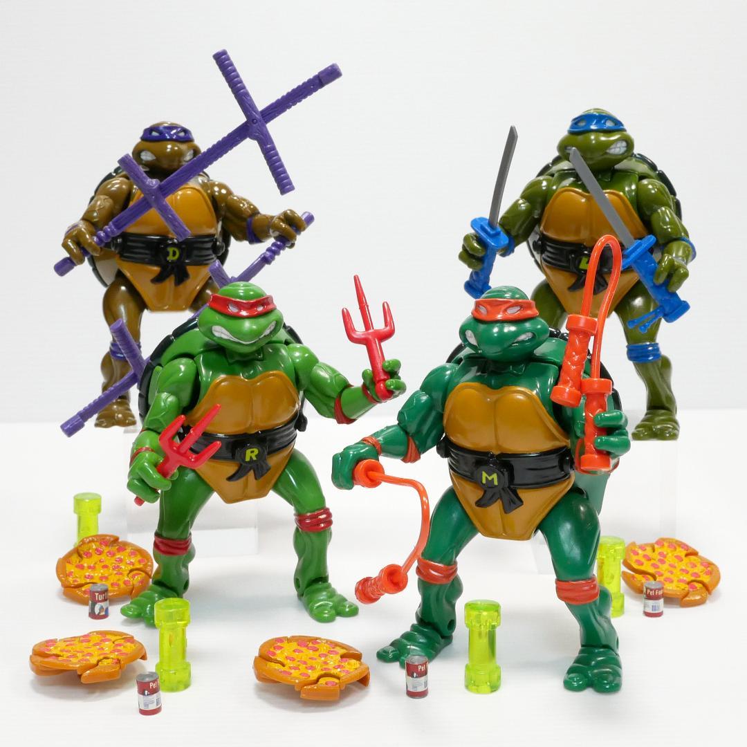 ミュータント・タートルズ」ベーシック・アクションフィギュア4種