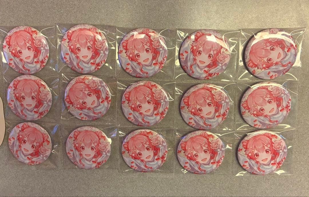 桃井愛莉 愛莉 プロセカ グリッター缶バッジ グリ缶 46B 15個 キラー