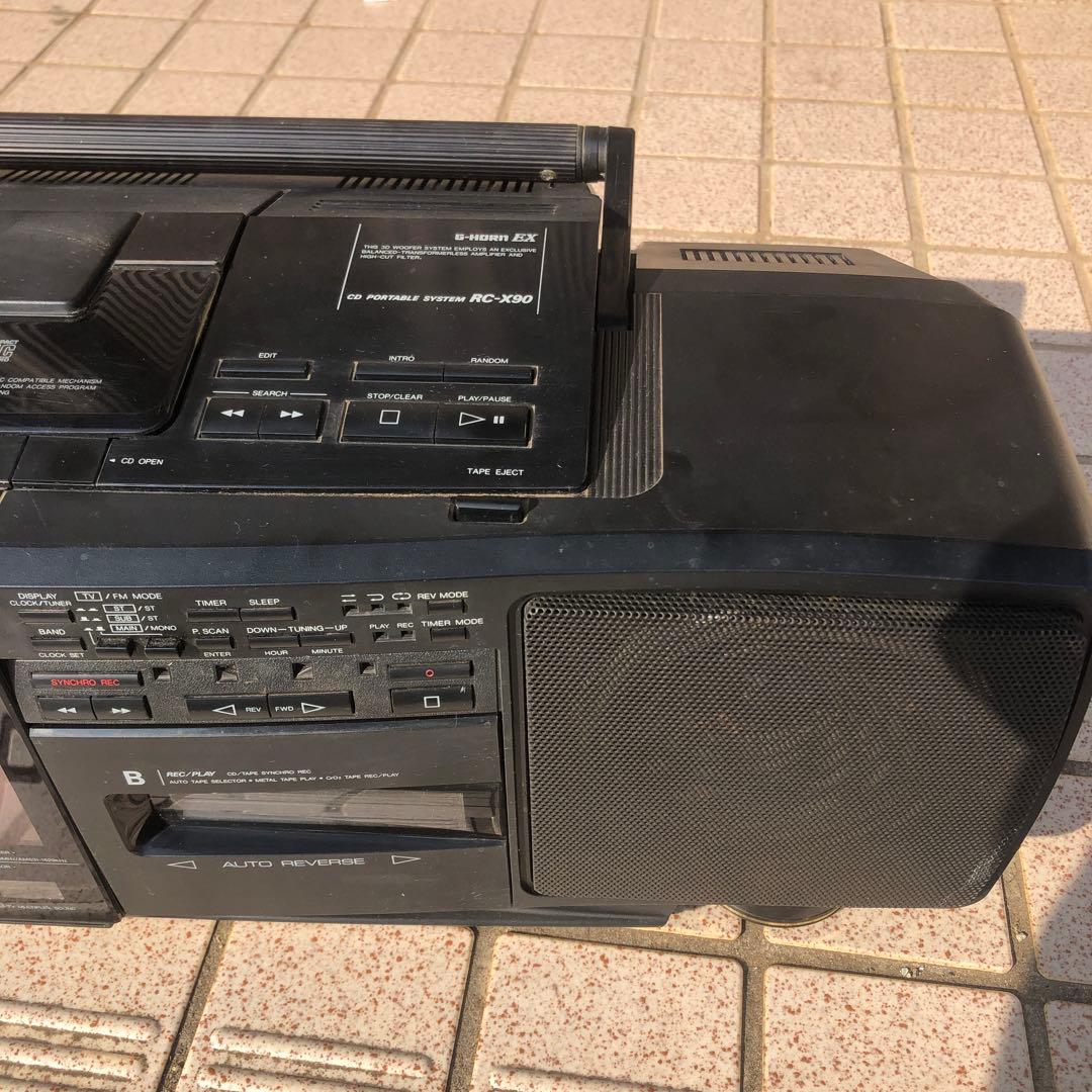 最上位機種 Victor ビクター RC-X90 G-HORN CDラジカセ - メルカリ