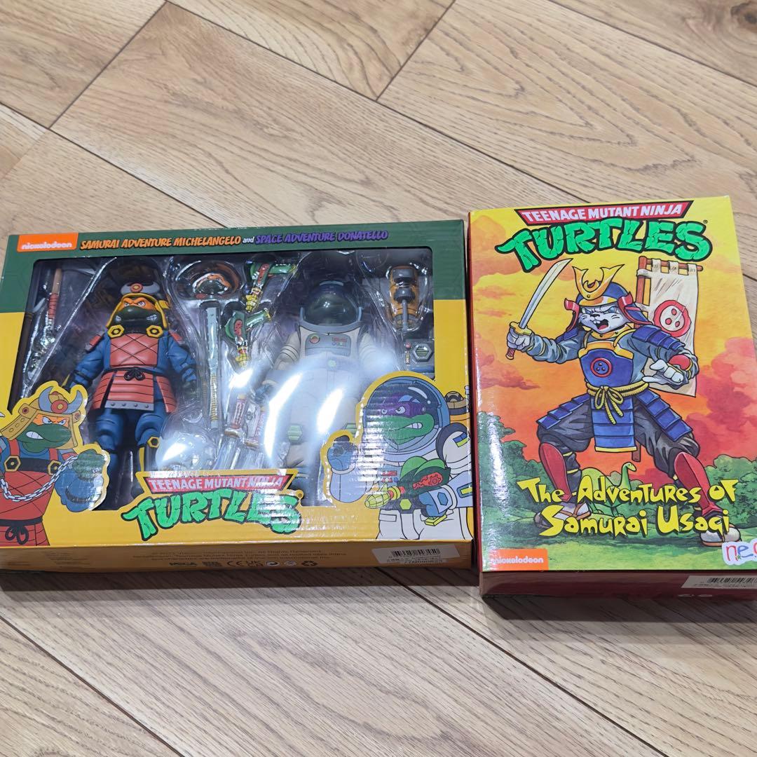 NECA TMNT サムライ＆スペース＆ミヤモトウサギ NECA Cartoon TMNT The Tale of Usagi Yojimbo | The Nostalgia Spot