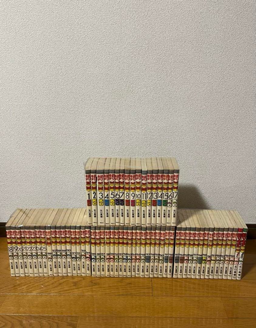 釣りキチ三平　全巻セット 1-65巻　＋番外編1巻　2巻　合計67冊 釣りキチ三平 全65巻+番外編全2巻 矢口高雄 講談社KC - メルカリ